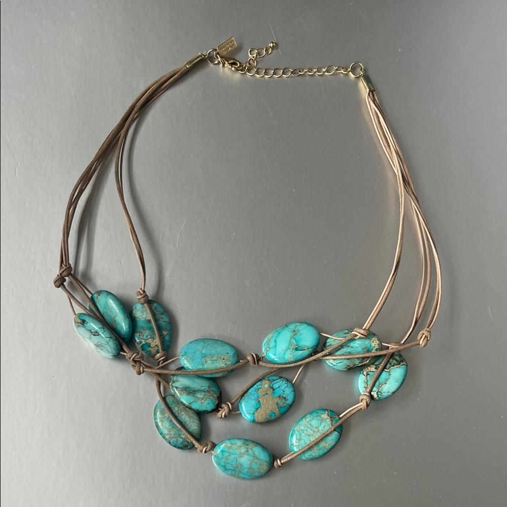 Deborah Grivas Aqua Terra Jasper Necklace